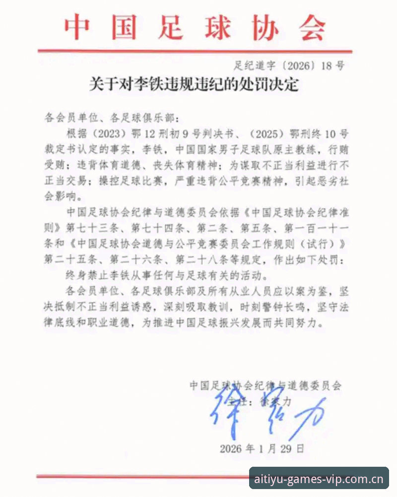 足协第三批禁足名单深度解读：终身禁足与五年处罚背后的行业信号
